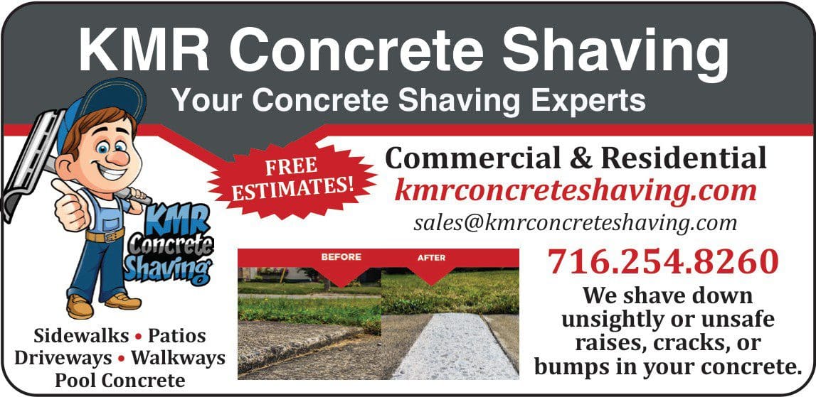 KMR Concrete Shaving service advertisement